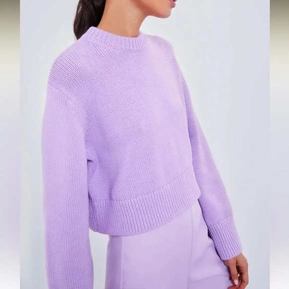 Tuckernuck Lilac Crewneck Sweater - Picture 3 of 11